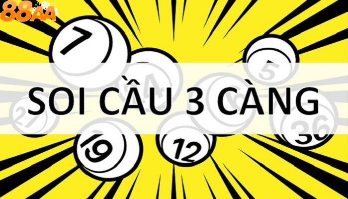Dự đoán số ba càng dựa vào giải 7 với số đề